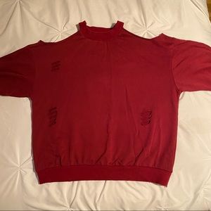 Honey Punch Cut Out Crewneck